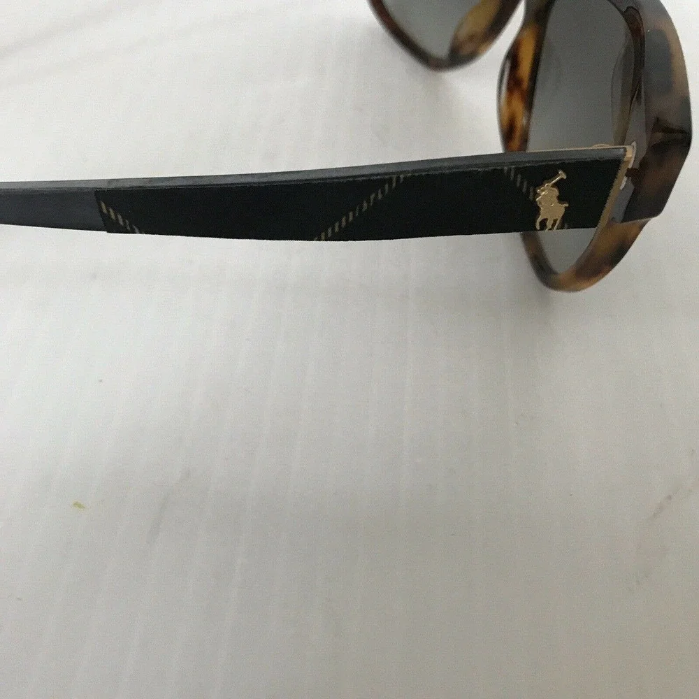 RALPH LAUREN Womens Designer Sunglasses Tortoise Plaid POLO PH 4093 5503 11 - Picture 4 of 5